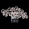 Stylish Design Swirl Rhinestone Hair Comb SLHCY7897