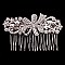 STYLISH BOW RHINESTONE SIDE HAIR COMB SLHCY8176