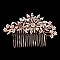 Elegant Style Flower Rhinestone Side Hair Comb SLHCY8177