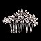 Elegant Style Flower Rhinestone Side Hair Comb SLHCY8177