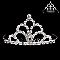 STYLISH RHINESTONE MINI TIARA COMB SLHCY8760