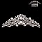 ELEGANT PEARL PAVE RHINESTONE TIARA COMB SLHCY8778