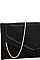STYLISH TRENDY ENVELOPE CLUTCH WITH CHAIN