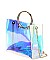 Enchanting See through Ring-Handle Tote Bag with Chain Style No.	JY-HD-3064