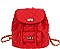 TRENDY LINKED CHAIN STRAP QUILTED BACKPACK