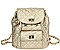 TRENDY LINKED CHAIN STRAP QUILTED BACKPACK