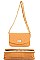 CHIC MODERN PRINCESS STITCHED CROSSBODY BAG