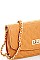 CHIC MODERN PRINCESS STITCHED CROSSBODY BAG