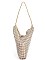 DESIGNER CHIC MULTI RHINESTONE ZIRCONIA CLUTCH