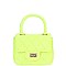 Chic Quilted Smooth PU Leather Mini Top Handle Crossbody Bag JY-HD-3316