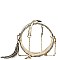STYLISH CIRCLE TRANSPARENT MODERN CROSSBODY BAG WITH CHAIN JY-HD-3324