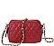 QUILTED CUTE CROSSBODY BAG WITH LINKED CHAIN