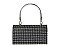 FASHION RHINESTONE EAST WEST MINI CLUTCH BAG