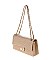 FASHION QUILTED FLAPOVER CROSSBODY BAG