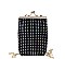 STLYISH FRAMED RHINESTONE CROSSBODY BAG