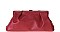FASHION COVERED FRAMED OVERSIZE CLUTCH