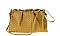 FASHION BRAIDED FRAME DUMPLING BAG
