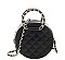 STYLISH CHIC ROUND QUILTED CROSSBODY BAG