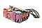 FASHION GRAFFITI STYLISH QUILTED CROSSBODY BAG