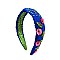 CHIC FLOWER KNOT BEADED ART HEAD BAND