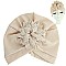 FASHION RHINESTONED FLORAL PUFF TURBAN