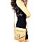 HF534-LP Belt Accent Flap Large Cross Body