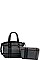 2 IN 1 CHECK SHOULDER SATCHE BAG