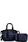 2 IN 1 CHECK SHOULDER SATCHE BAG