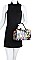 2IN1 OBAMA PAINTING ART SATCHEL WITH MATCHING WALLET