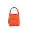 Straw Woven Bucket Satchel