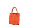 Straw Woven Bucket Satchel