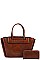 2 IN 1 SATCHEL WITH MATCHING WALLET