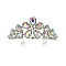 GRAND FLOWER RHINESTONE TIARA SLHHTH1938