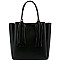 3 COMPARTMENT DOUBLE TASSEL TOTE