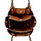 3 COMPARTMENT DOUBLE TASSEL TOTE