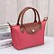 Nylon Logo Flap Satchel Crossbody Bag