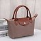 Nylon Logo Flap Satchel Crossbody Bag