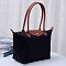 Nylon Flap Tote Bag
