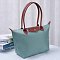 Nylon Flap Tote Bag