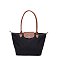 Nylon Flap Tote Bag
