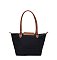 Nylon Flap Tote Bag