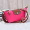 Nylon Logo Flap Crossbody Bag