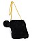 FAUX FUR CELLPHONE BAG