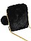 FAUX FUR CELLPHONE BAG
