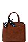 SCARF SATCHEL WITH LONG STRAP