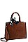 SCARF SATCHEL WITH LONG STRAP