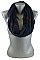 Pack of 12 pieces Plaid Print Infinity Scarves FM-HNSF1085