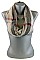 Pack of 12 pieces Plaid Print Infinity Scarves FM-HNSF1085