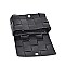 TRENDY MONOTONE WEAVING LEATHER CLUTCH