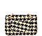 FASHIONABLE HOUNDSTOOTH TWEED SHOULDER BAG